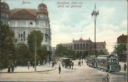 Berlin Potsdamer Platz Bahnhof Strassenbahn