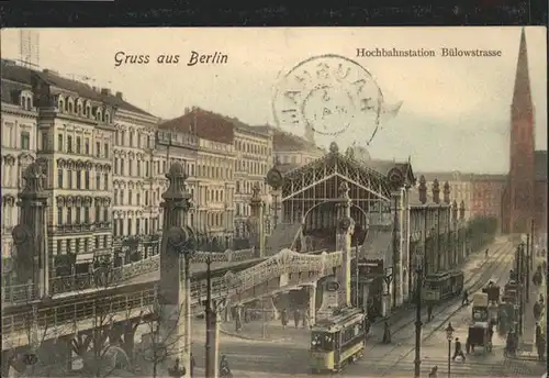 Berlin Hochbahnstation Buelowstrasse Strassenbahn 