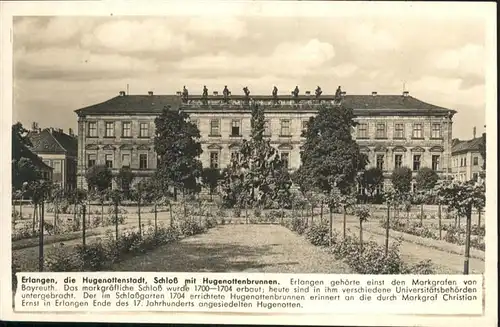 Erlangen Schloss Hugenottenbrunnen