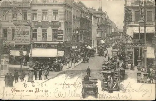 Berlin Friedrichstrasse Kutsche 