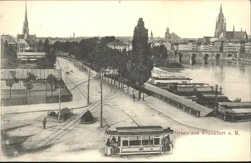 Frankfurt Main Strassenbahn Bruecke