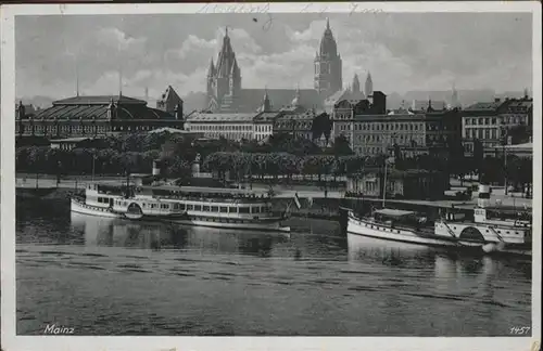 Mainz Rhein Schiff / Mainz Rhein /Mainz Stadtkreis