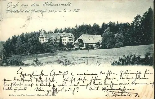 Villingen-Schwenningen Wald Hotel  / Villingen-Schwenningen /Schwarzwald-Baar-Kreis LKR