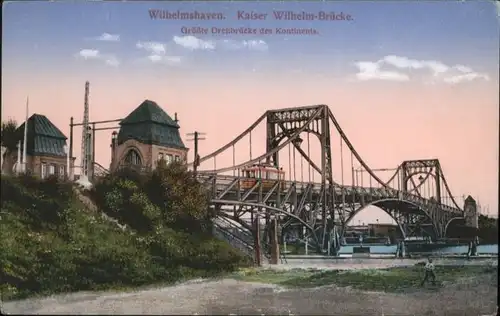 Wilhelmshaven Kaiser Wilhelm Bruecke Drehbruecke *