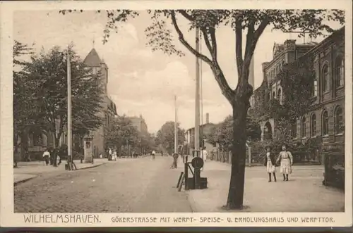 Wilhelmshaven Goekerstrasse Erholungshaus Werfttor x