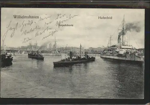 Wilhelmshaven Torpedoboote Hafenbild x