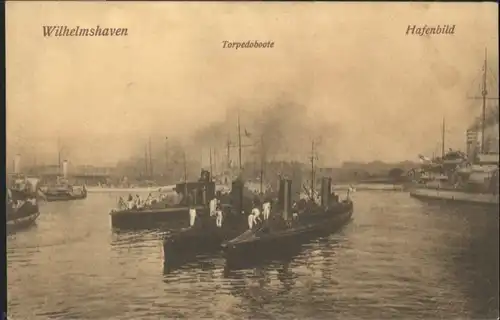 Wilhelmshaven Torpedoboote Hafenbild *