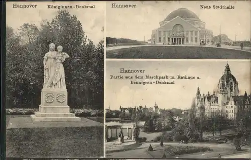 Hannover Koeniginnen-Denkmal Stadthalle  x