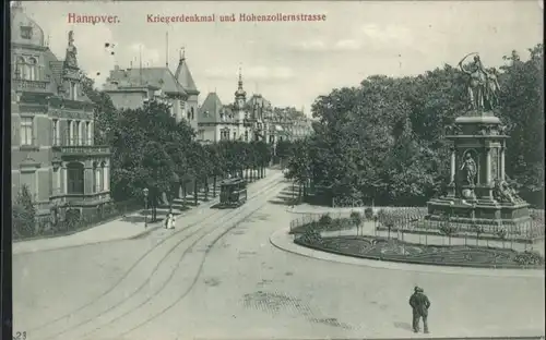 Hannover Kriegerdenkmal Hohenzollernstrasse x