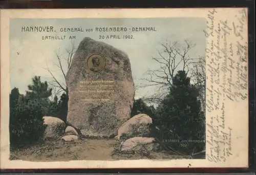 Hannover Denkmal General von Rosenberg x