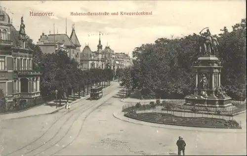 Hannover Hohenzollernstrasse Krieger Denkmal  x