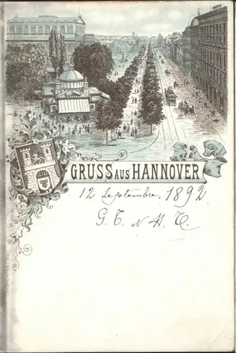 Hannover Strassenbahn Kutsche *