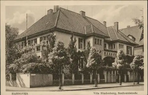 Hannover Villa Hindenburg Seelhorststrasse *