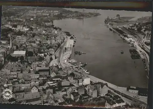 Flensburg Fliegeraufnahme Hafen *