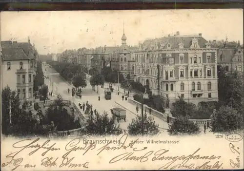 Braunschweig Strassenbahn Kaiser Wilhelmstrasse x