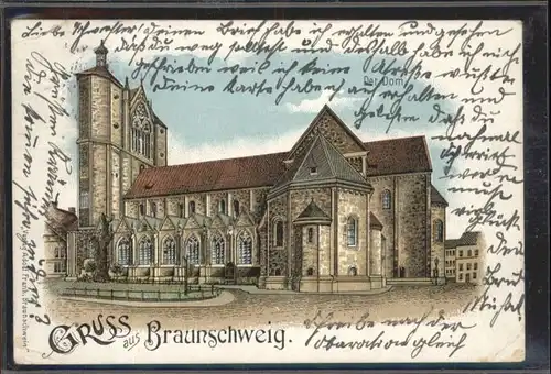 Braunschweig Dom Litho x