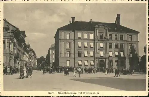 ws90965 Bern BE Bern Speichergasse Gymnasium * Kategorie. Bern Alte Ansichtskarten