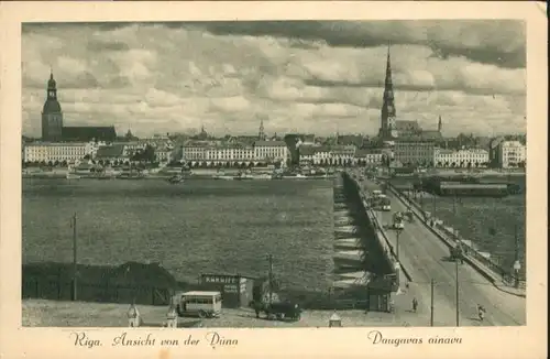 ws92034 Riga Lettland Riga Duena Daugavas Ainava * Kategorie. Riga Alte Ansichtskarten