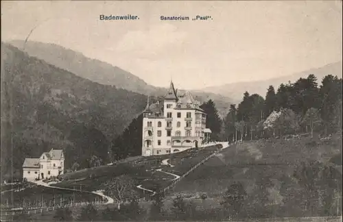 Badenweiler Sanatorium Paul x