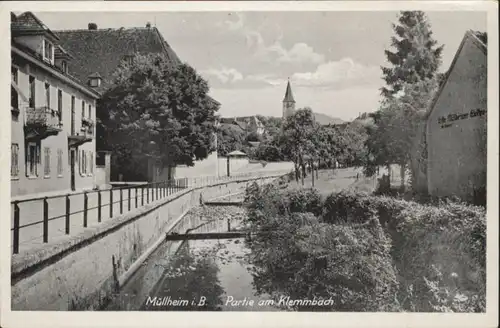 ws93633 Muellheim Baden Muellheim Klemmbach * Kategorie. Muellheim Alte Ansichtskarten