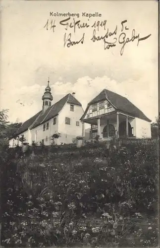 Bad Bergzabern [handschriftlich] Kolmerberg Kapelle *