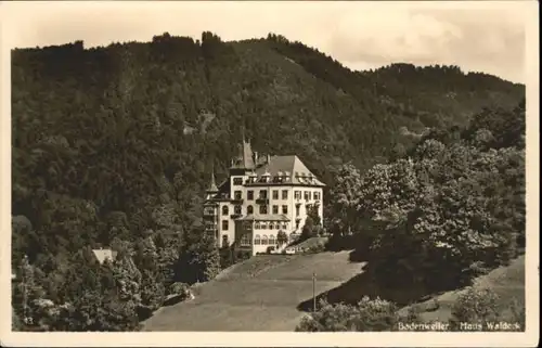 Badenweiler Sanatorium Haus Waldeck *