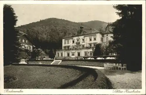 Badenweiler Schloss Hausbaden   x