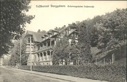 Bad Bergzabern Erholungsheim Luisenhoehe *