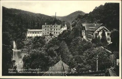 Bad Bergzabern Kurhaus Friedrichsruhe Schwesternheim Luisenruhe Rheinpfalz x