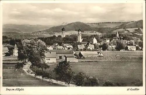 ws95738 Isny Allgaeu Isny  x Kategorie. Isny im Allgaeu Alte Ansichtskarten