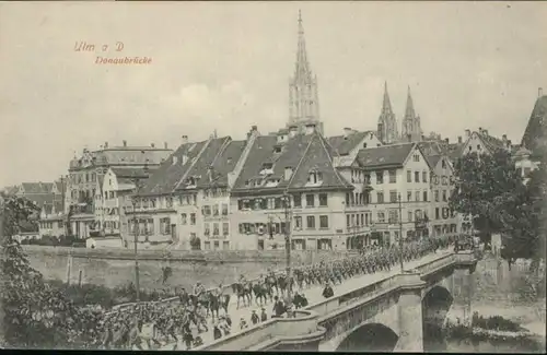 Ulm Donau Donaubruecke *