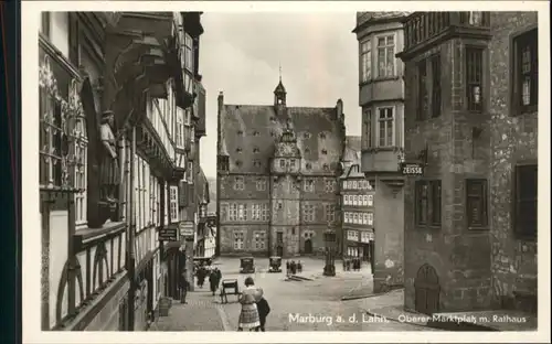 Marburg Oberer Marktplatz Rathaus  *