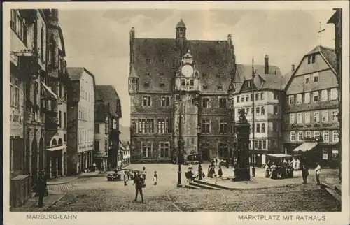 Marburg Marktplatz Rathaus Gustav Ziermann Ratskeller *