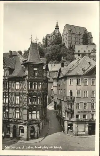 Marburg Marktplatz Schloss  *