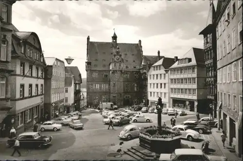 Marburg Marktplatz Brunnen *