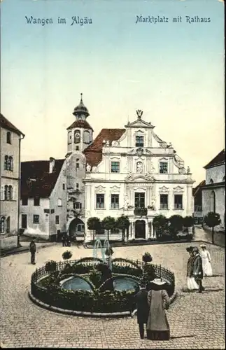 Wangen Allgaeu Marktplatz Rathaus x