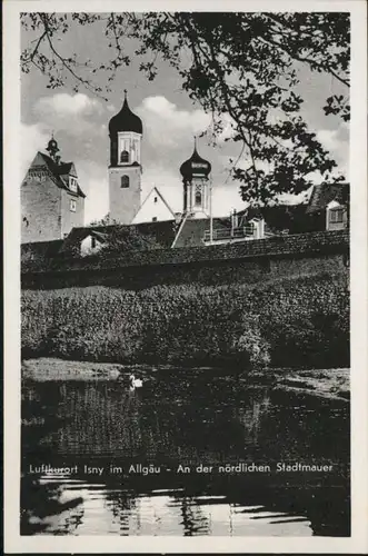 ws96966 Isny Allgaeu Isny Allgaeu Stadtmauer * Kategorie. Isny im Allgaeu Alte Ansichtskarten