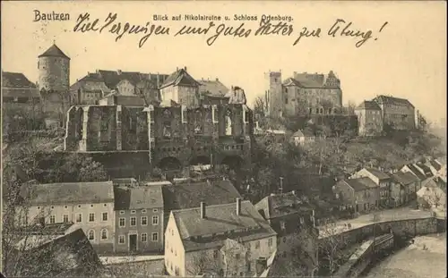 Bautzen Nikolairuine Schloss Ortenburg x