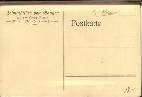 Bautzen Kuenstler Georg Runge *