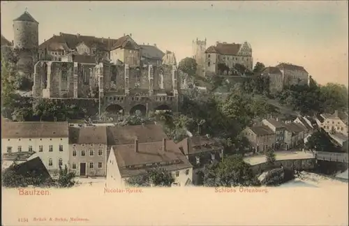 Bautzen Nicolai Ruine Schloss Ortenberg *