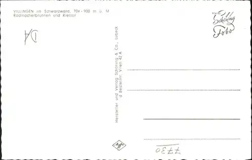 Villingen-Schwenningen Radmacherbrunnen / Villingen-Schwenningen /Schwarzwald-Baar-Kreis LKR