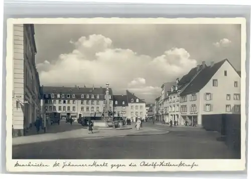 Saarbruecken St. Johanner-Markt A. H. Strasse *