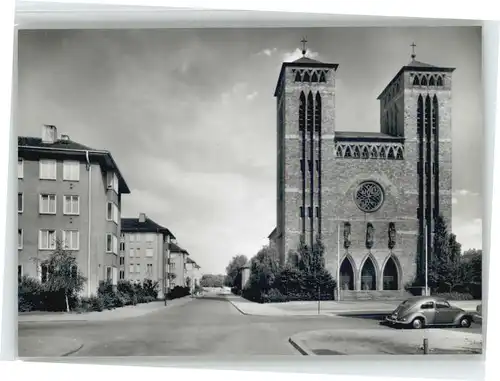 Kaiserslautern Ecke Tannen Fischer Strasse Kirche Maria Schutz *