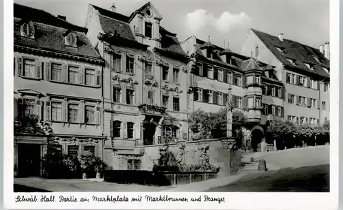 Schwaebisch Hall Marktplatz Pranger *