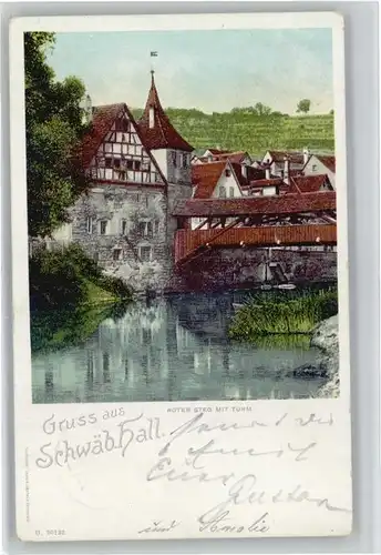 Schwaebisch Hall Roter Steg Turm x