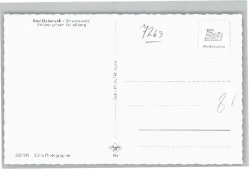 Bad Liebenzell Erholungsheim Schlossberg *