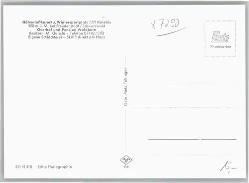 Kniebis Freudenstadt Kniebis  * / Freudenstadt /Freudenstadt LKR