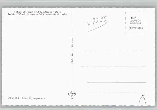 Kniebis Freudenstadt Kniebis  * / Freudenstadt /Freudenstadt LKR