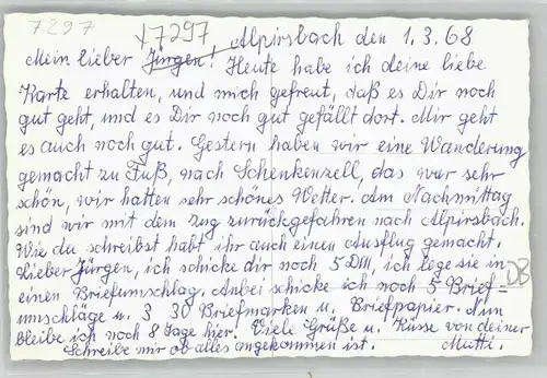 Alpirsbach [handschriftlich]  *