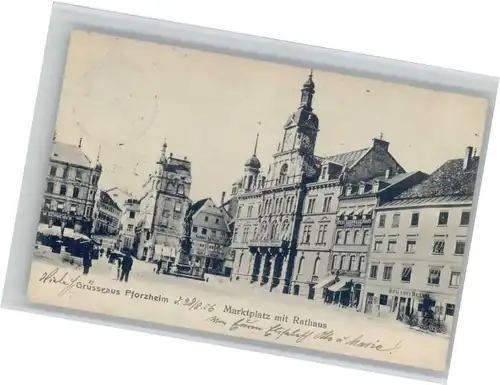 Pforzheim Marktplatz Rathaus x